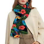 Macaw Parrot Pattern Print Scarf