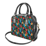 Macaw Parrot Pattern Print Shoulder Handbag