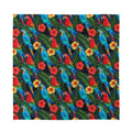 Macaw Parrot Pattern Print Silk Bandana