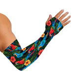 Macaw Parrot Pattern Print Sun Protection Arm Sleeves