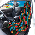 Macaw Parrot Pattern Print Waterproof Car Seat Cover