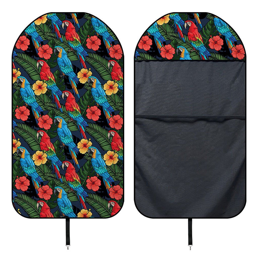 Macaw Parrot Pattern Print Waterproof Car Seat Cover