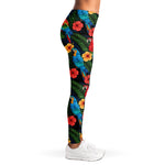 Macaw Parrot Pattern Print Women's Leggings