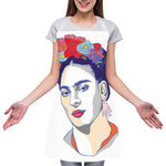Magdalena Carmen Frida Kahlo Print Adjustable Apron