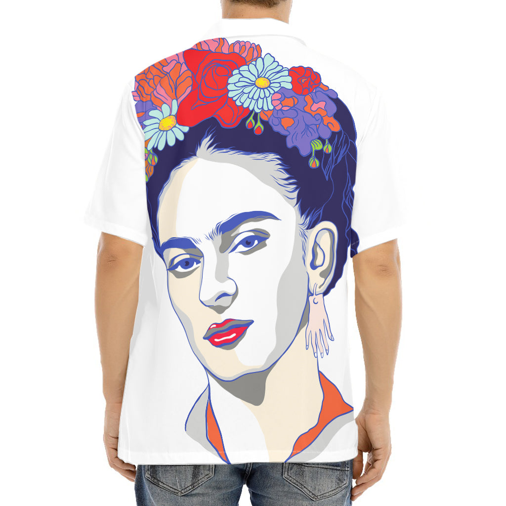 Magdalena Carmen Frida Kahlo Print Aloha Shirt