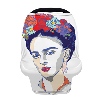 Magdalena Carmen Frida Kahlo Print Baby Seat Cover