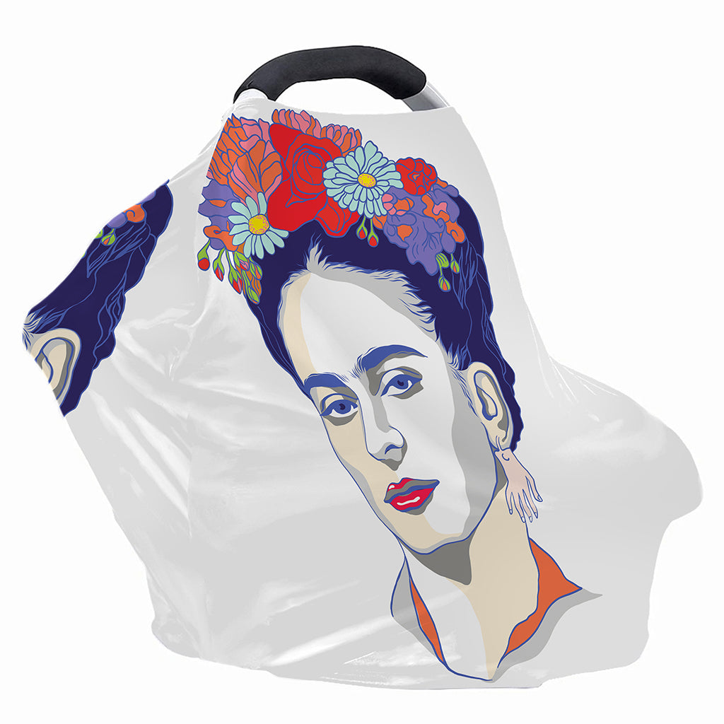 Magdalena Carmen Frida Kahlo Print Baby Seat Cover