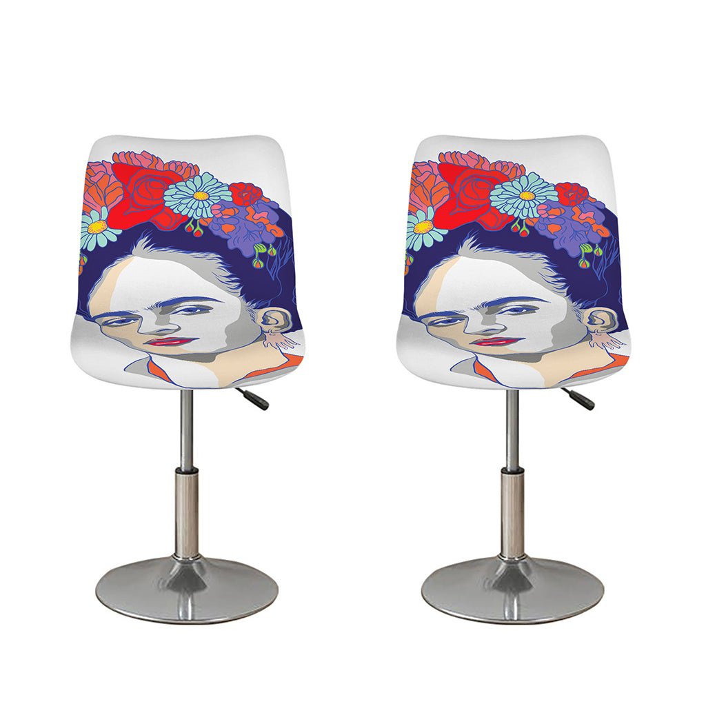 Magdalena Carmen Frida Kahlo Print Bar Stool Covers