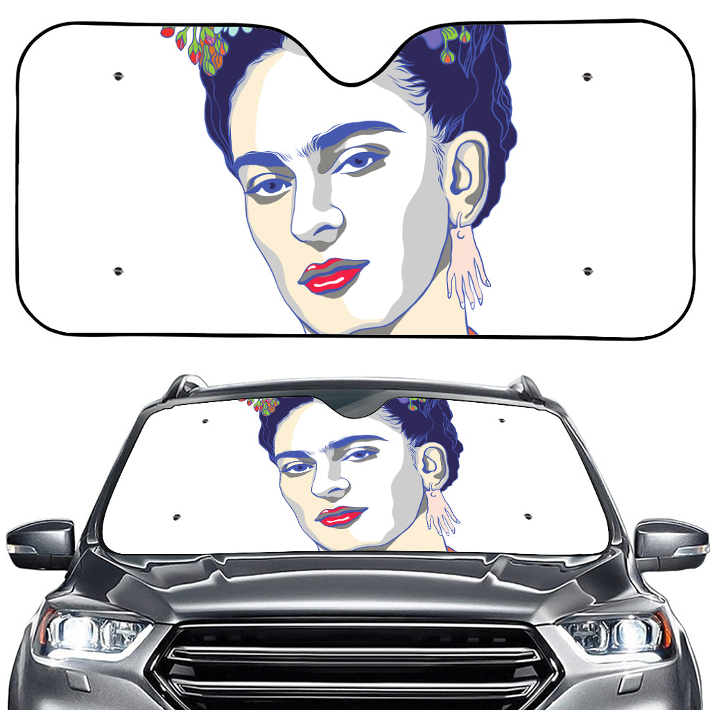 Magdalena Carmen Frida Kahlo Print Car Windshield Sun Shade