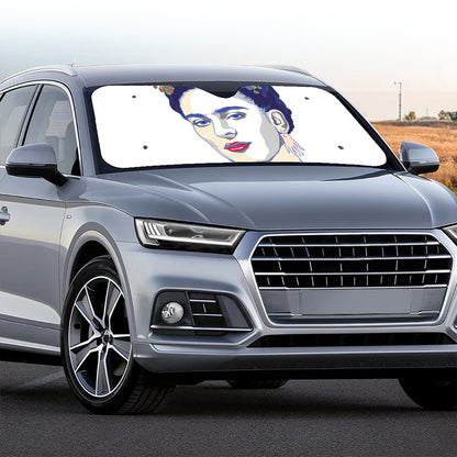 Magdalena Carmen Frida Kahlo Print Car Windshield Sun Shade
