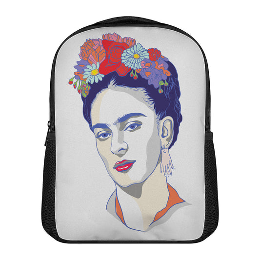 Magdalena Carmen Frida Kahlo Print Casual Backpack