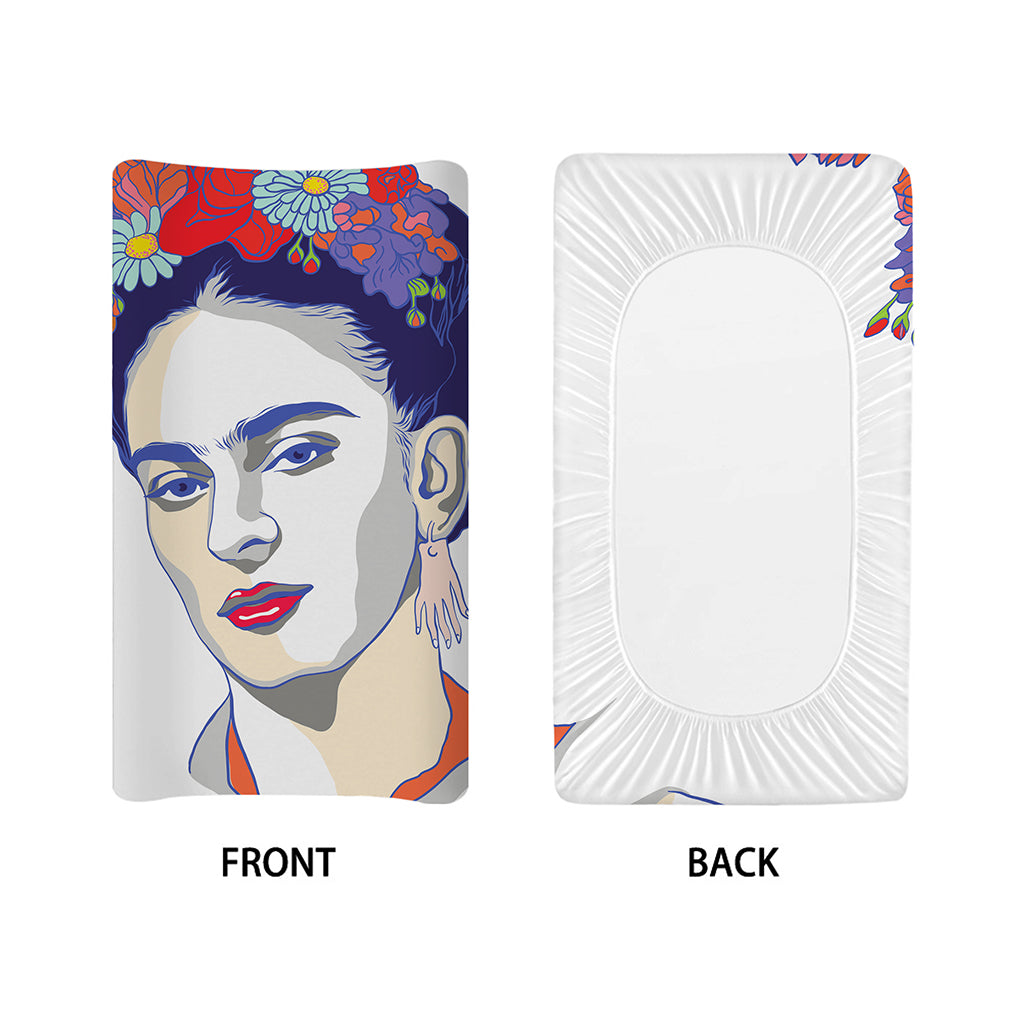 Magdalena Carmen Frida Kahlo Print Changing Pad Cover