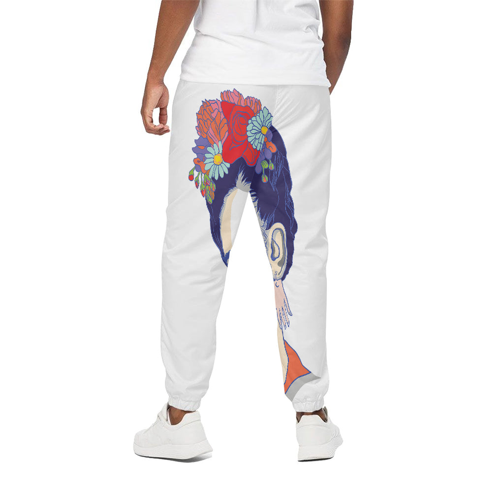Magdalena Carmen Frida Kahlo Print Cotton Pants