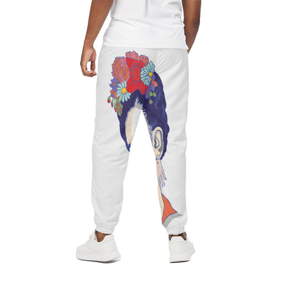 Magdalena Carmen Frida Kahlo Print Cotton Pants