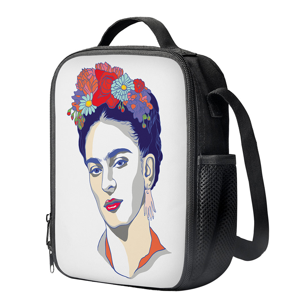 Magdalena Carmen Frida Kahlo Print Crossbody Lunch Bag