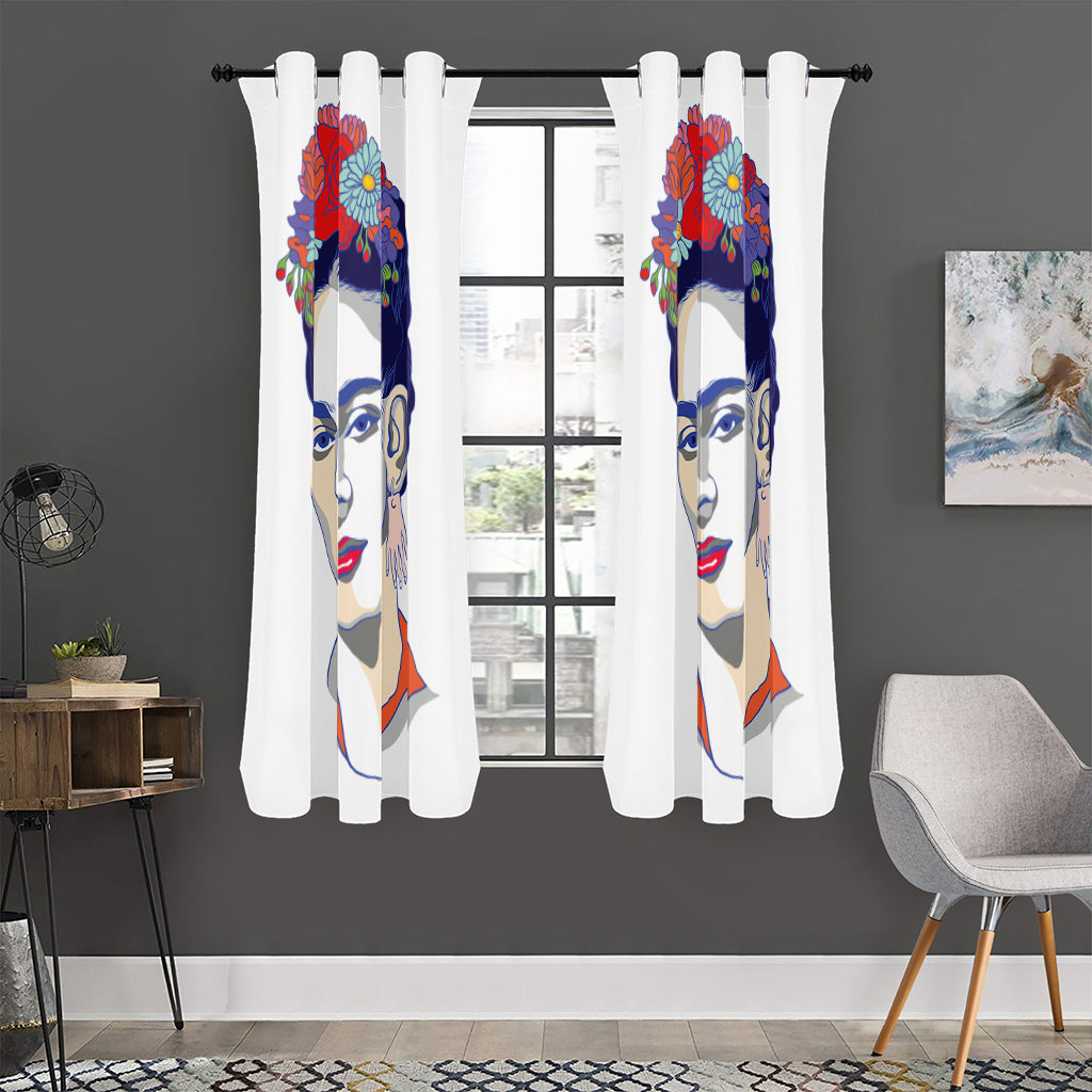 Magdalena Carmen Frida Kahlo Print Curtain