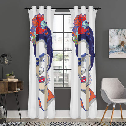Magdalena Carmen Frida Kahlo Print Curtain