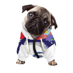 Magdalena Carmen Frida Kahlo Print Dog Zip Up Hoodie