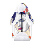 Magdalena Carmen Frida Kahlo Print Dog Zip Up Hoodie