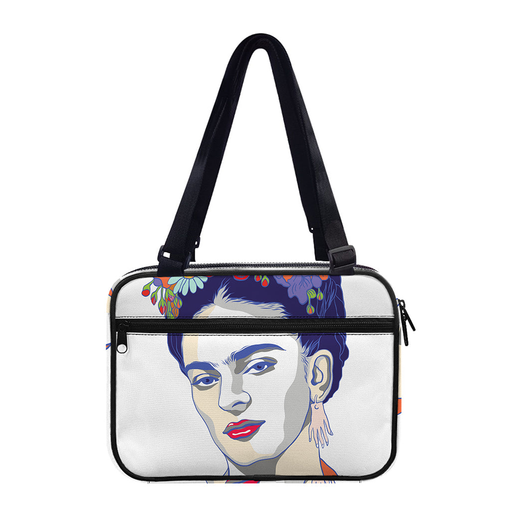 Magdalena Carmen Frida Kahlo Print Double Strap Bible Bag