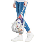 Magdalena Carmen Frida Kahlo Print Drawstring Bag