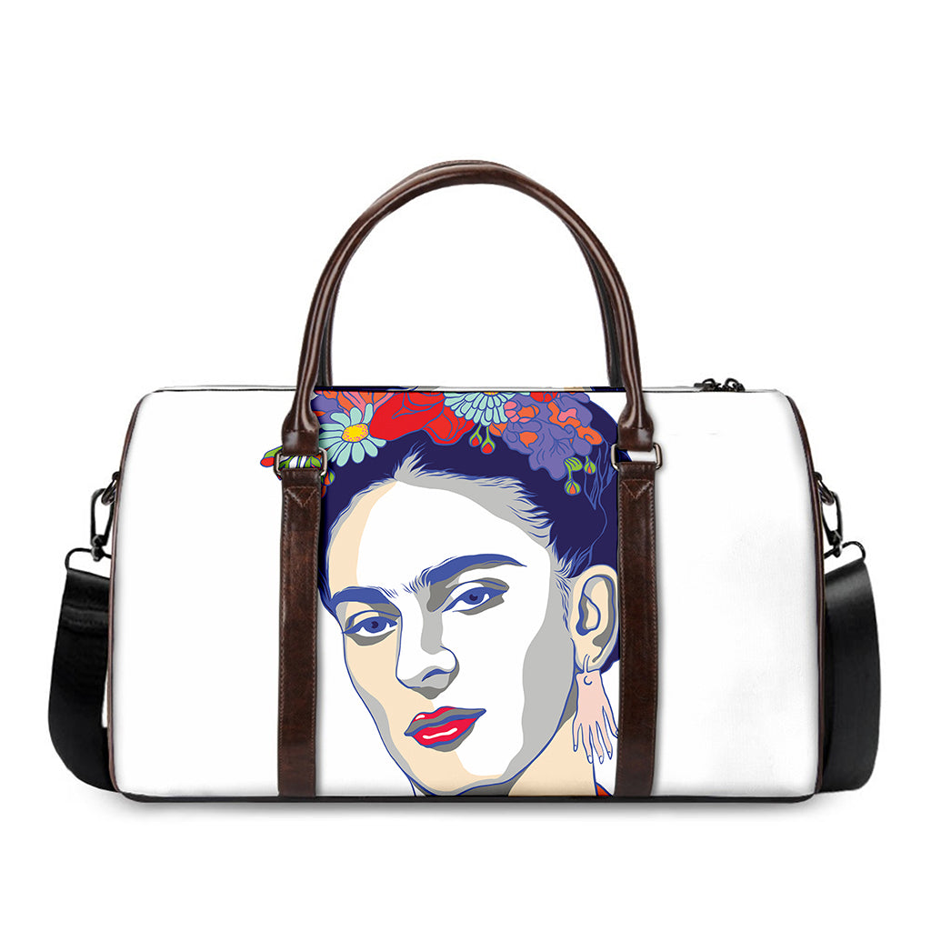 Magdalena Carmen Frida Kahlo Print Duffle Bag