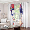 Magdalena Carmen Frida Kahlo Print Extra Wide Grommet Curtains