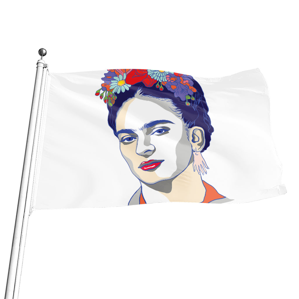 Magdalena Carmen Frida Kahlo Print Flag