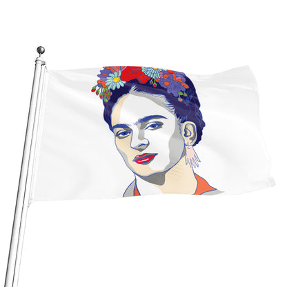 Magdalena Carmen Frida Kahlo Print Flag