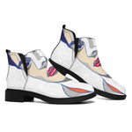Magdalena Carmen Frida Kahlo Print Flat Ankle Boots