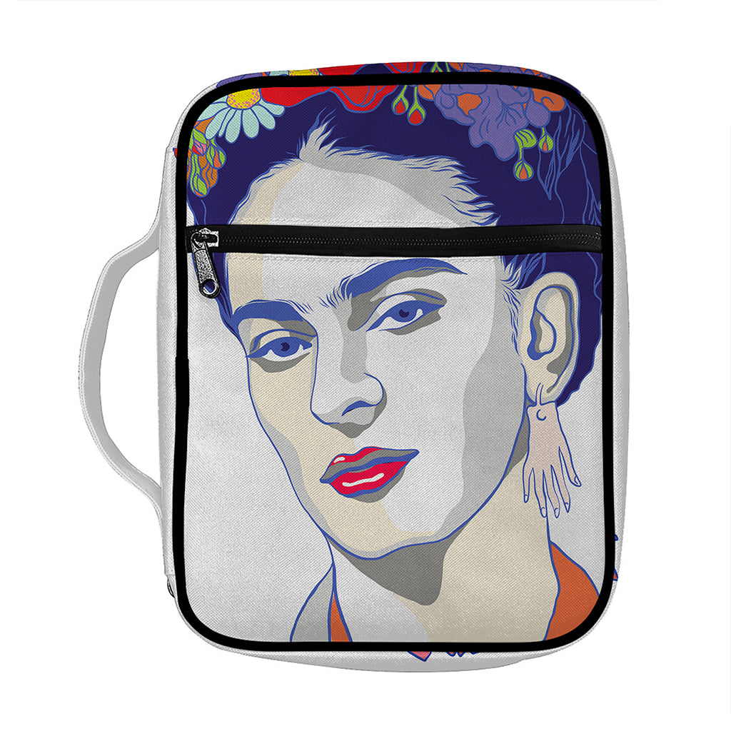 Magdalena Carmen Frida Kahlo Print Front Pocket Bible Bag