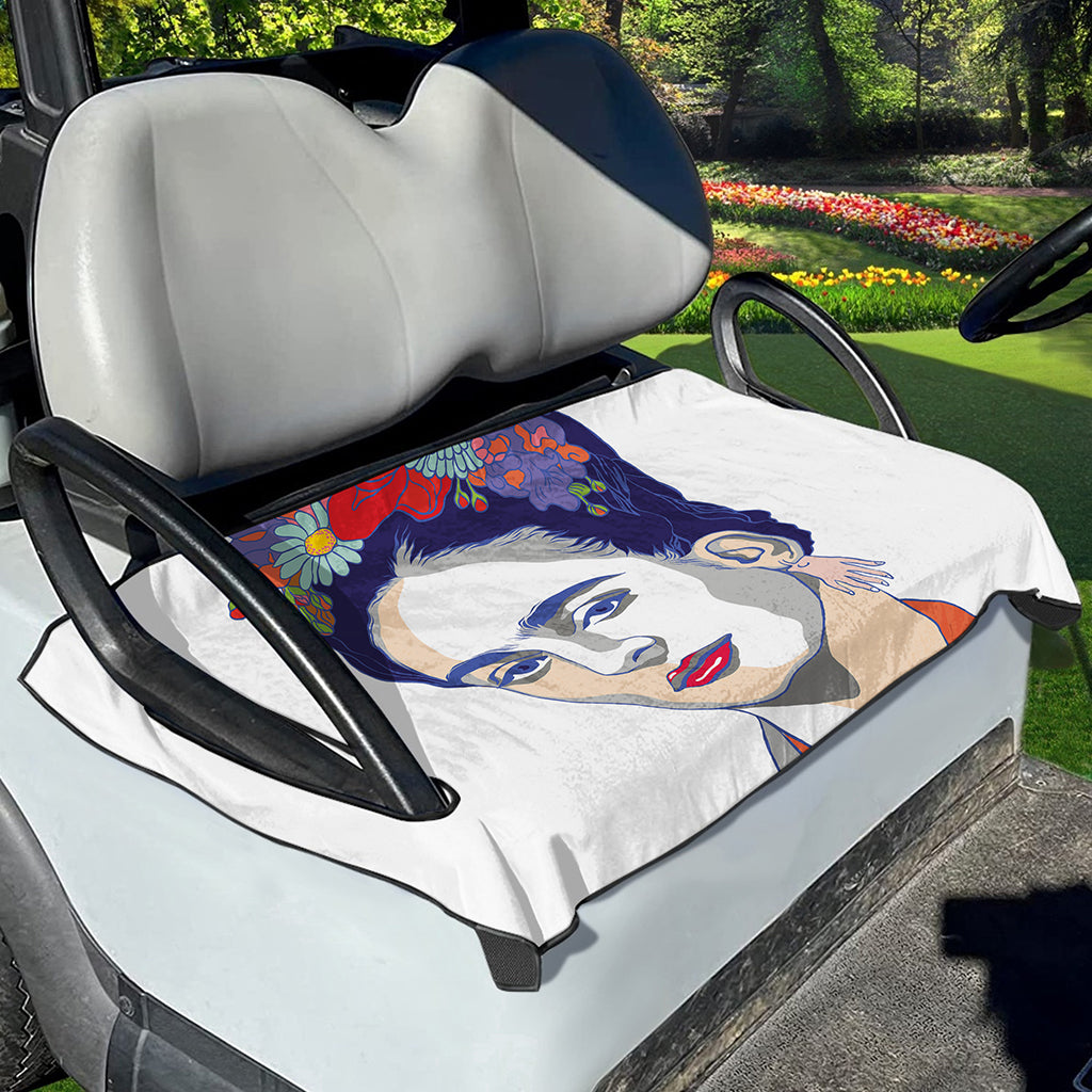 Magdalena Carmen Frida Kahlo Print Golf Cart Seat Cover