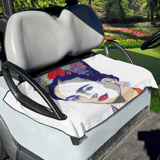 Magdalena Carmen Frida Kahlo Print Golf Cart Seat Cover