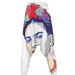 Magdalena Carmen Frida Kahlo Print Hammer Pants