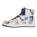 Magdalena Carmen Frida Kahlo Print High Top Leather Sneakers