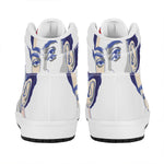 Magdalena Carmen Frida Kahlo Print High Top Leather Sneakers