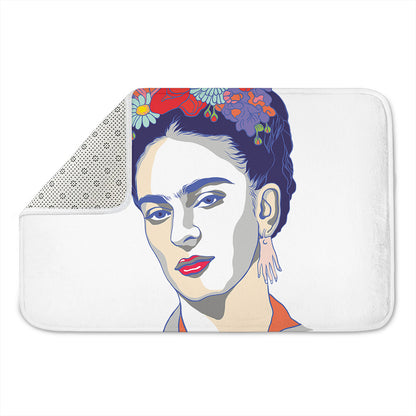 Magdalena Carmen Frida Kahlo Print Indoor Door Mat
