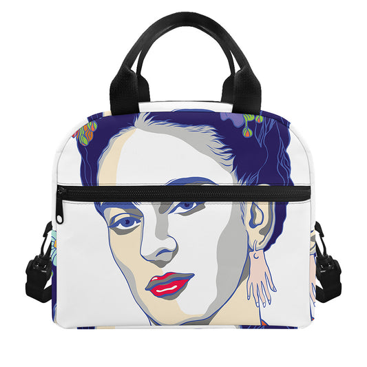 Magdalena Carmen Frida Kahlo Print Insulated Lunch Bag