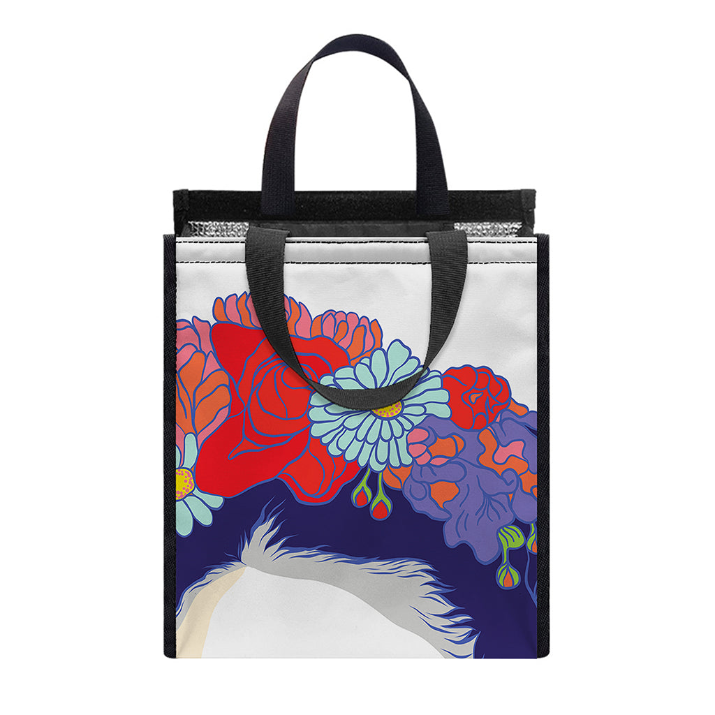 Magdalena Carmen Frida Kahlo Print Insulated Lunch Tote