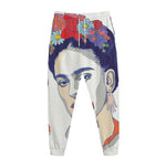 Magdalena Carmen Frida Kahlo Print Jogger Pants