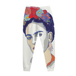 Magdalena Carmen Frida Kahlo Print Jogger Pants