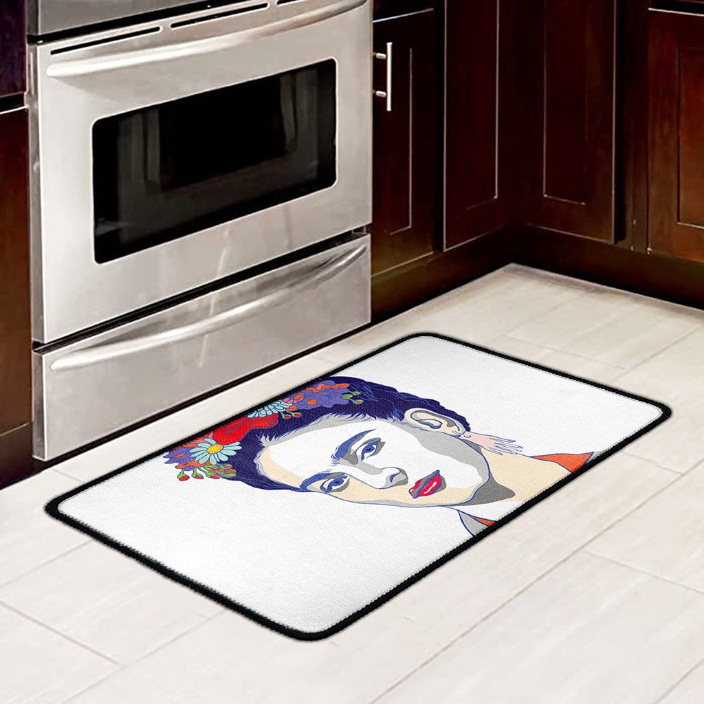 Magdalena Carmen Frida Kahlo Print Kitchen Mat