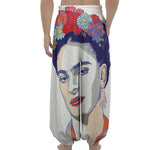 Magdalena Carmen Frida Kahlo Print Lantern Pants