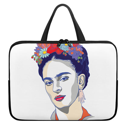 Magdalena Carmen Frida Kahlo Print Laptop Sleeve With Handle