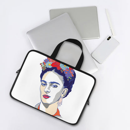 Magdalena Carmen Frida Kahlo Print Laptop Sleeve With Handle