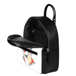Magdalena Carmen Frida Kahlo Print Leather Backpack