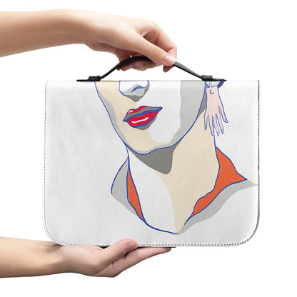 Magdalena Carmen Frida Kahlo Print Leather Bible Cover