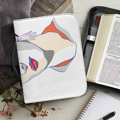 Magdalena Carmen Frida Kahlo Print Leather Bible Cover