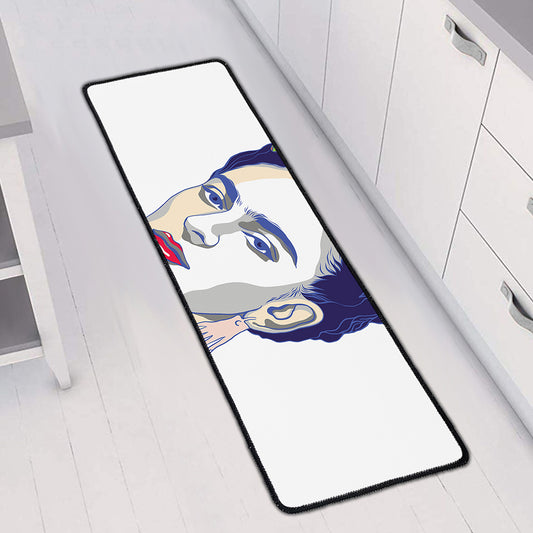 Magdalena Carmen Frida Kahlo Print Long Kitchen Mat