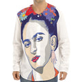 Magdalena Carmen Frida Kahlo Print Long Sleeve Baseball Jersey